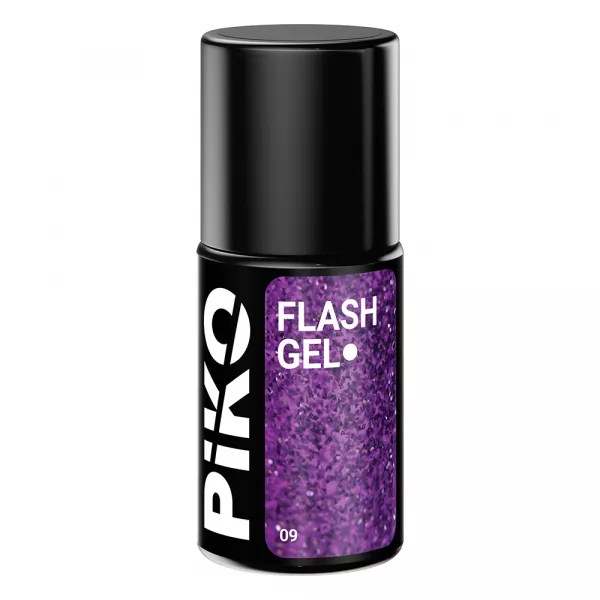 Oja semipermanenta Piko, Flash Gel, 7 g, 09 Purple