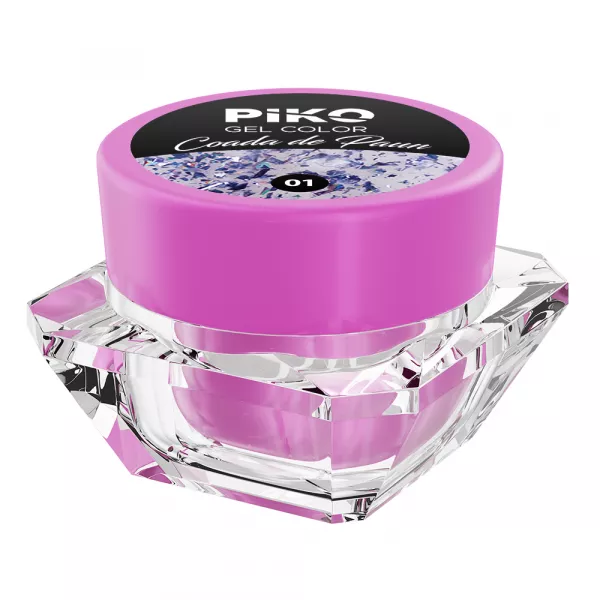 Gel UV color Piko, Coada de paun, 5g, 01