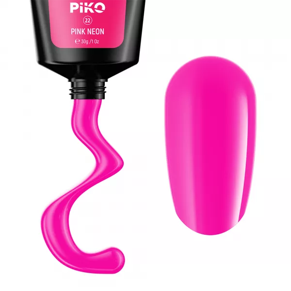 Polygel color, Piko, 30 g, 22 Pink Neon