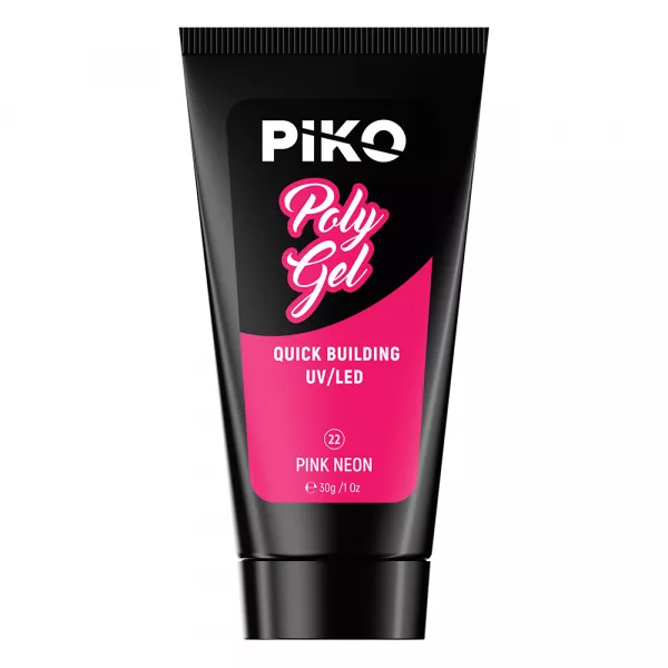 Polygel color, Piko, 30 g, 22 Pink Neon