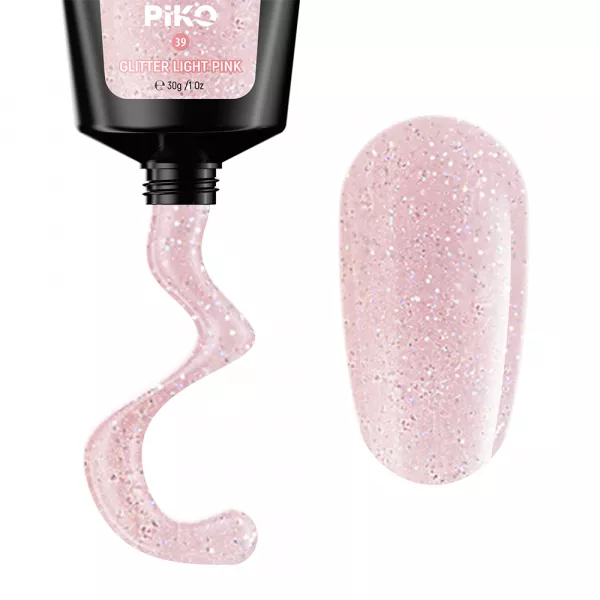 Polygel color, Piko, 30 g, 39 Glitter Light Pink