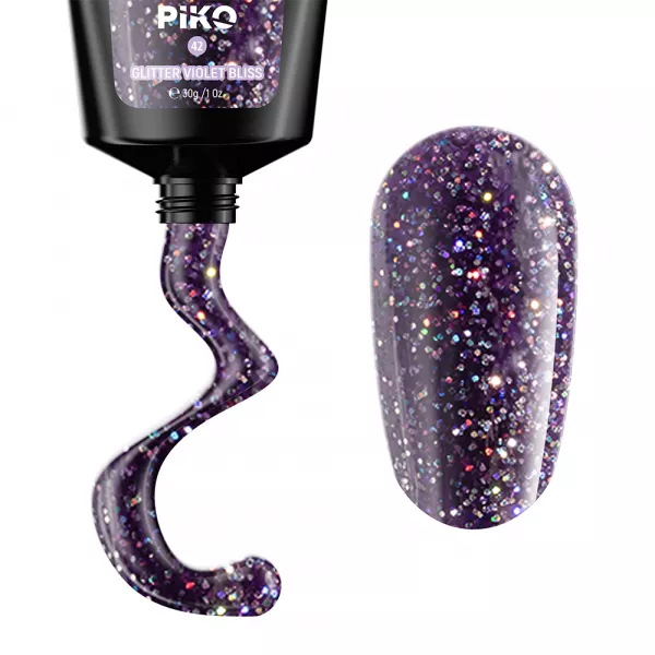 Polygel color, Piko, 30 g, 42 Glitter Violet Bliss