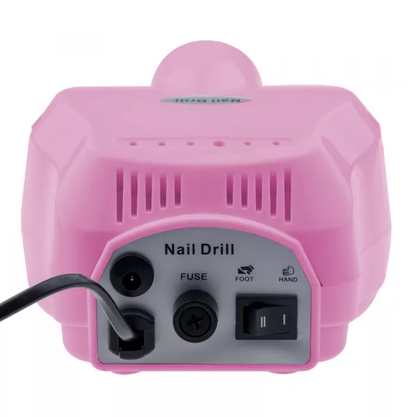 Pila electrica, freza unghii pentru incepatori, roz, 25.000 rpm