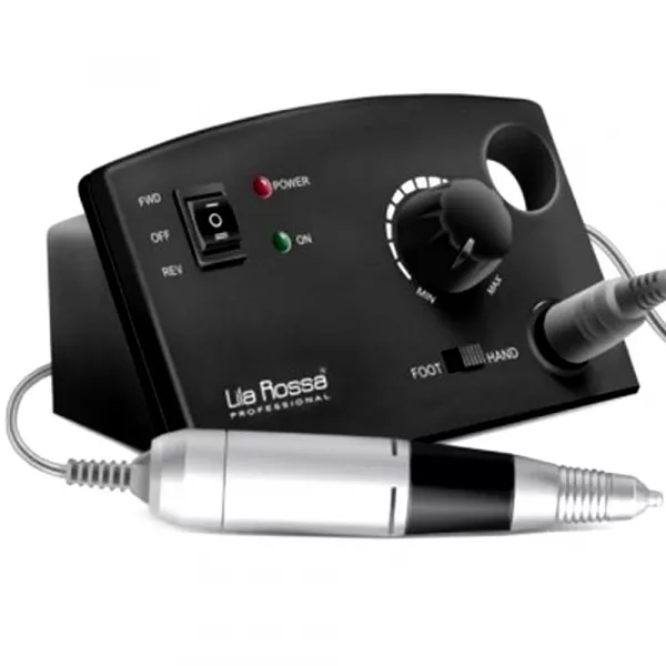 Pila electrica, freza unghii, Lila Rossa, neagra, 35.000 rpm, 25 W