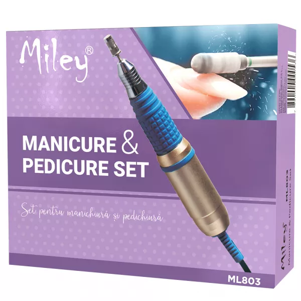 Pila electrica, freza unghii pentru incepatori, miley, 25.000 rpm