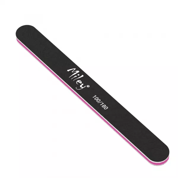 Pila unghii Miley, dreapta, neagra, granulatie 100/180