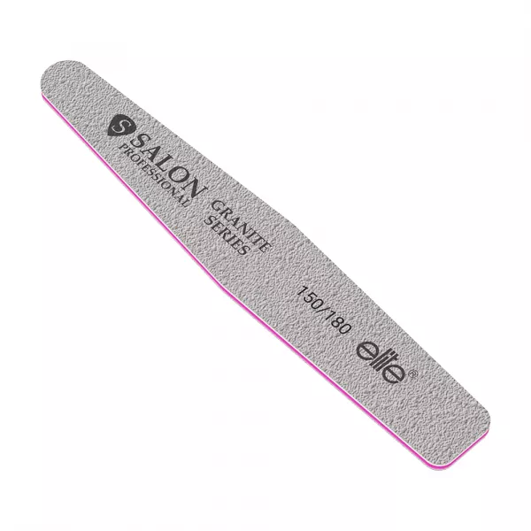Pila unghii Salon Professional, refolosibila, romb, gri, granulatie 150/180