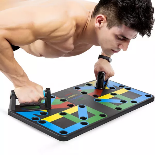 Placa antrenament Karemi, cu manere, pentru spate, umeri, piept, triceps