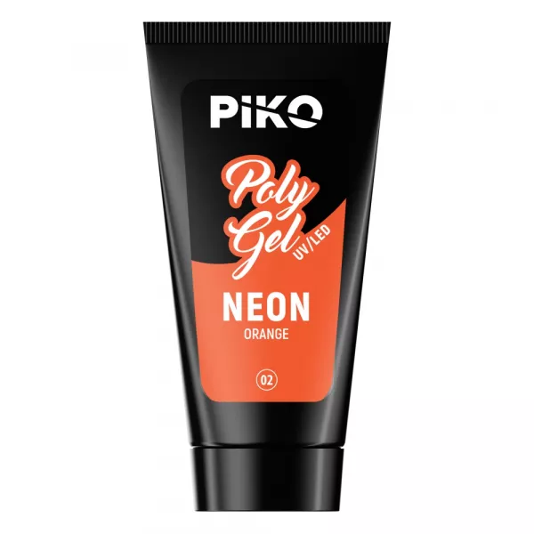 Polygel color Piko Neon, 30 ml, 02 Orange