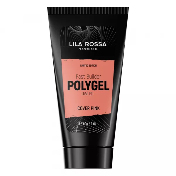 Polygel Lila Rossa Premium, 60 g, Cover Pink