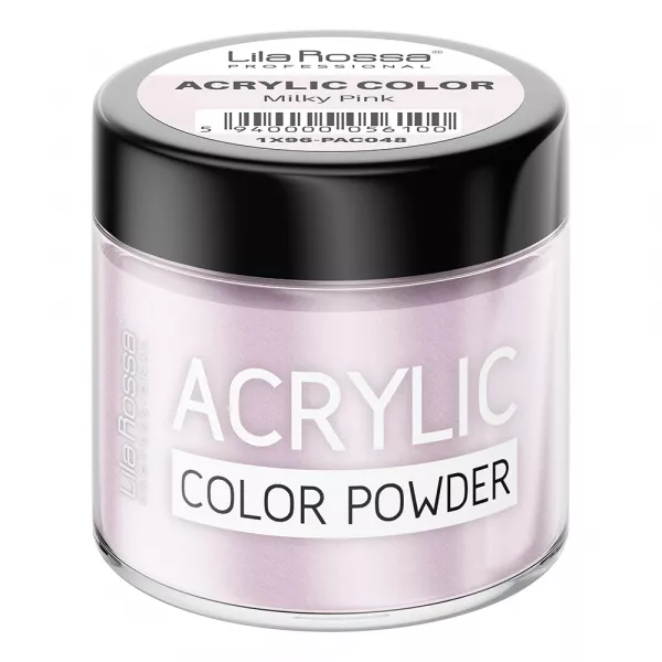 Pudra acrilica color, Lila Rossa, Milky Pink, 7 g