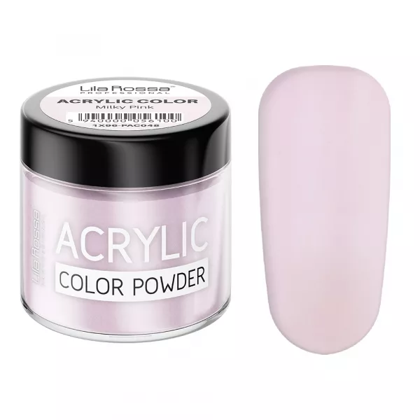 Pudra acrilica color, Lila Rossa, Milky Pink, 7 g