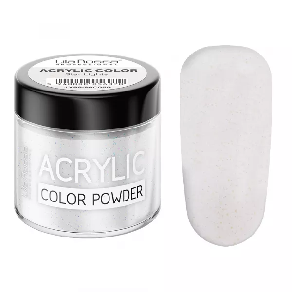 Pudra acrilica color, Lila Rossa, Star Light, 7 g