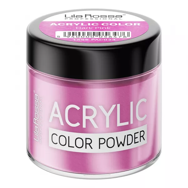 Pudra acrilica color, Lila Rossa, Dark Pink, 7 g