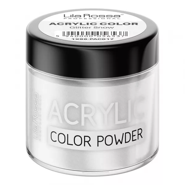 Pudra acrilica color, Lila Rossa, Glitter Snow, 7 g