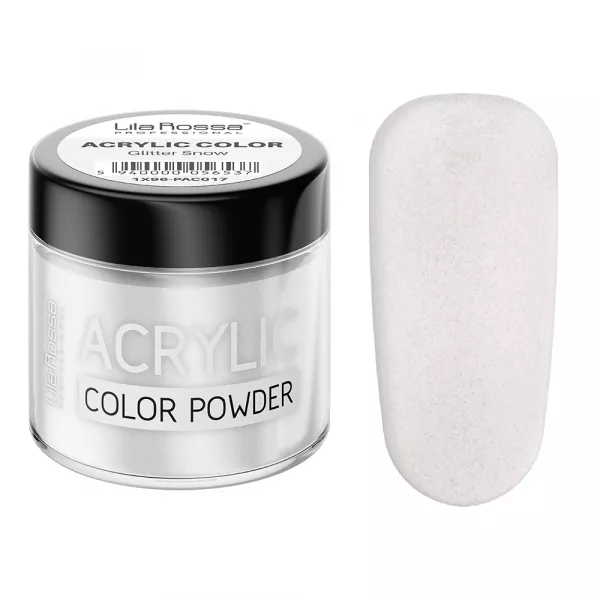 Pudra acrilica color, Lila Rossa, Glitter Snow, 7 g