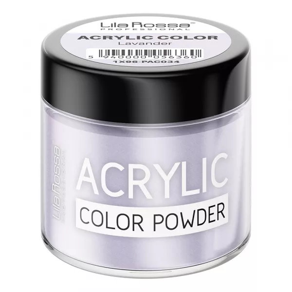 Pudra acrilica color, Lila Rossa, Lavander, 7 g
