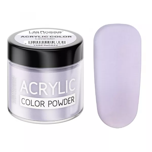 Pudra acrilica color, Lila Rossa, Lavander, 7 g