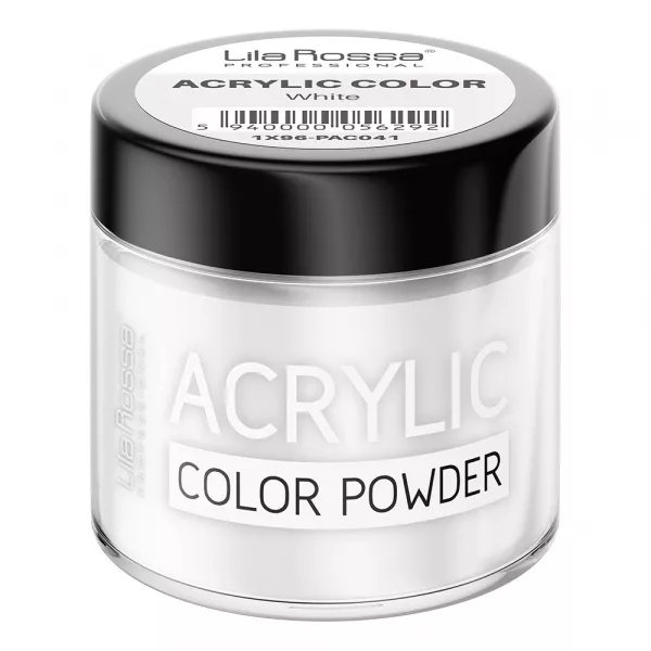 Pudra acrilica color, Lila Rossa, White, 7 g