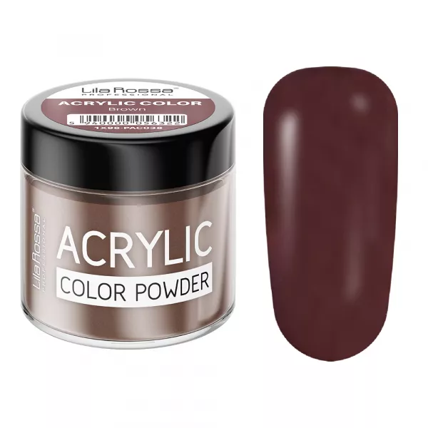 Pudra acrilica color, Lila Rossa, Brown, 7 g