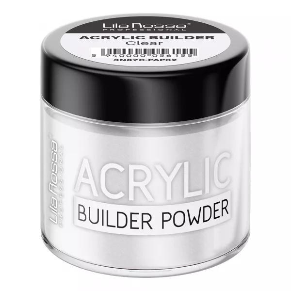 Pudra acrilica constructie, Lila Rossa, 12 g, Clear