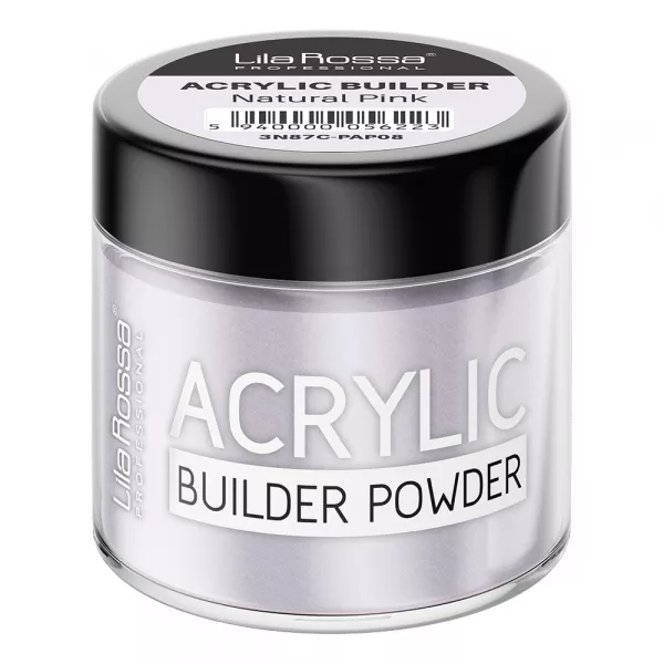 Pudra acrilica constructie, Lila Rossa, 12 g, Natural Pink