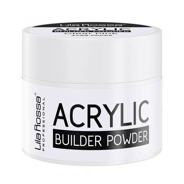 Pudra acrilica constructie, Lila Rossa, 60 g, Clear Pink