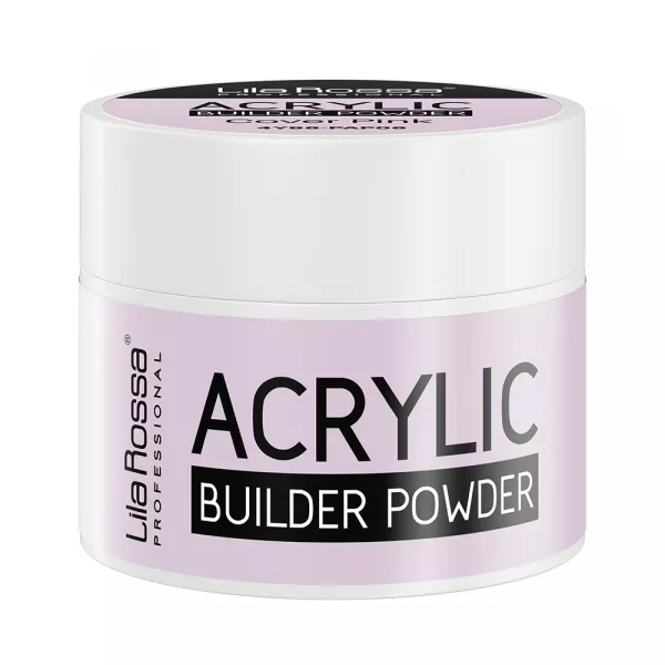 Pudra acrilica constructie, Lila Rossa, 60 g, Cover Pink