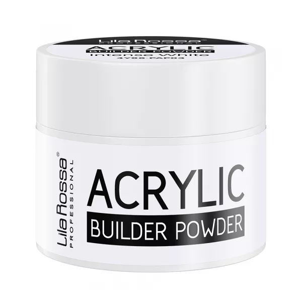 Pudra acrilica constructie, Lila Rossa, 60 g, Intense White