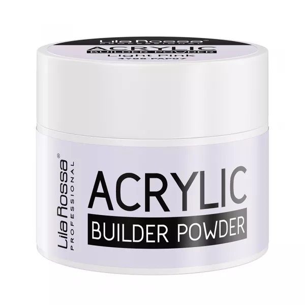 Pudra acrilica constructie, Lila Rossa, 60 g, Light Pink