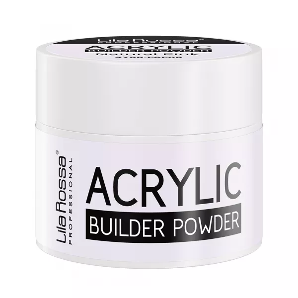 Pudra acrilica constructie, Lila Rossa, 60 g, Natural Pink
