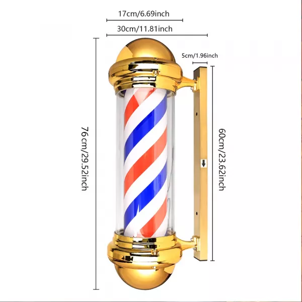 Reclama luminoasa led 76 cm frizerie si barber shop 1214-19