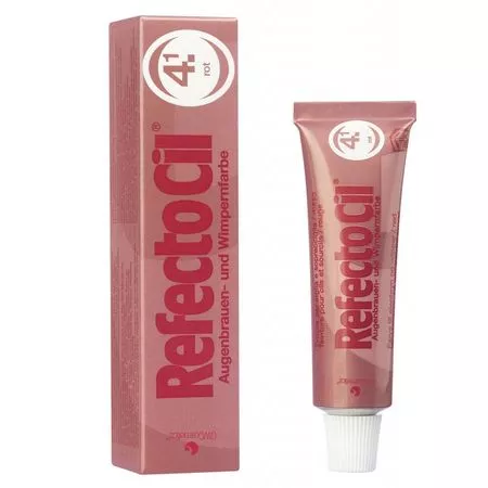 Vopsea de gene si sprancene Refectocil, nuanta 4.1 red, 15 ml
