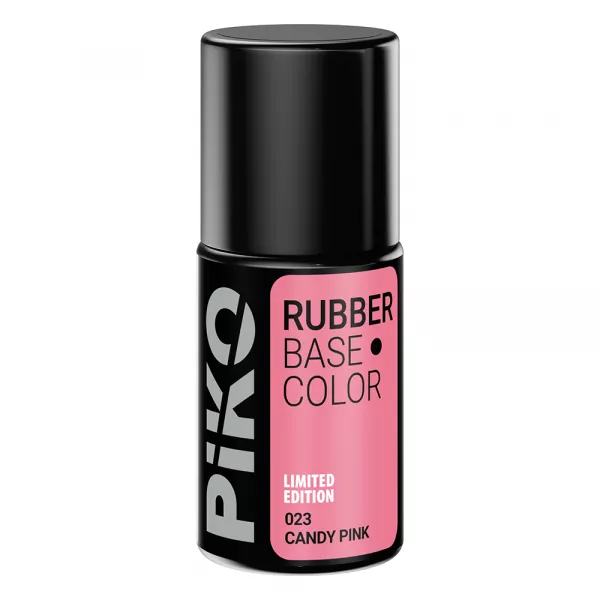 Baza Piko Rubber, Base Color, 7 ml, 023 Candy Pink, Editie Limitata