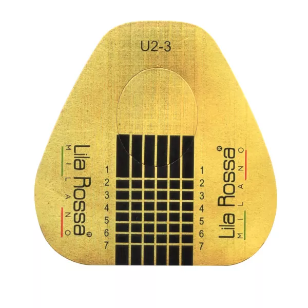 Sabloane unghii late Lila Rossa,  aurii, U2-3, set 500 buc