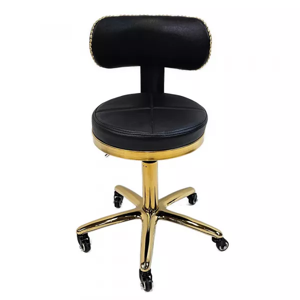 Scaun cosmetician negru GH04