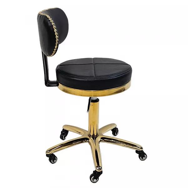 Scaun cosmetician negru GH04