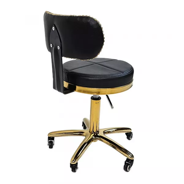 Scaun cosmetician negru GH04
