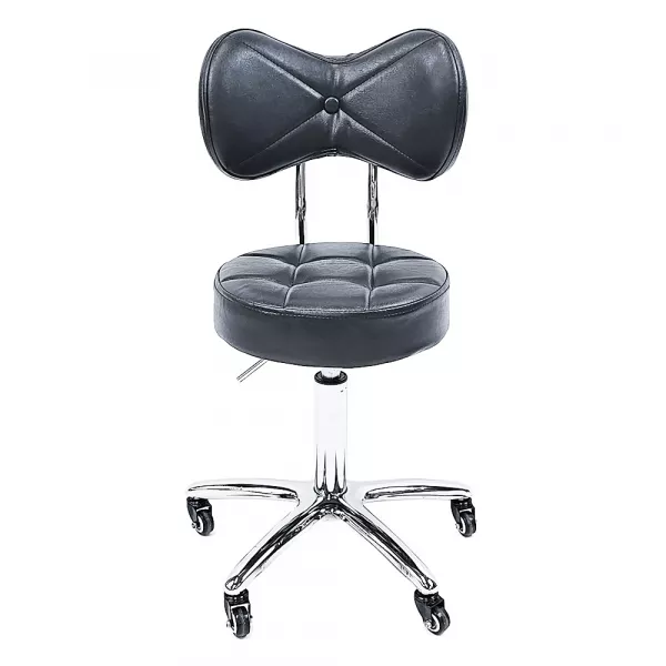 Scaun cosmetician negru GH05