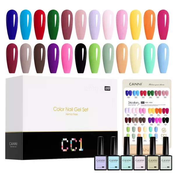 Set 30x oja semipermanenta CANNI Hema Free 09CC1