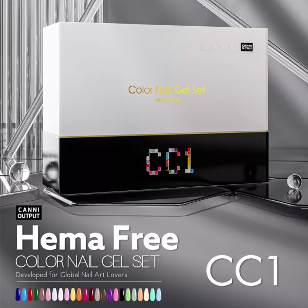 Set 30x oja semipermanenta CANNI Hema Free 09CC1