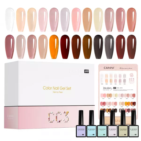 Set 30x oja semipermanenta CANNI Hema Free 09CC3