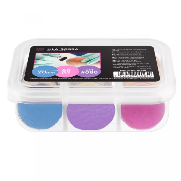 Set 60 rezerve #080 pentru pila electrica calcaie cu disc 20 mm
