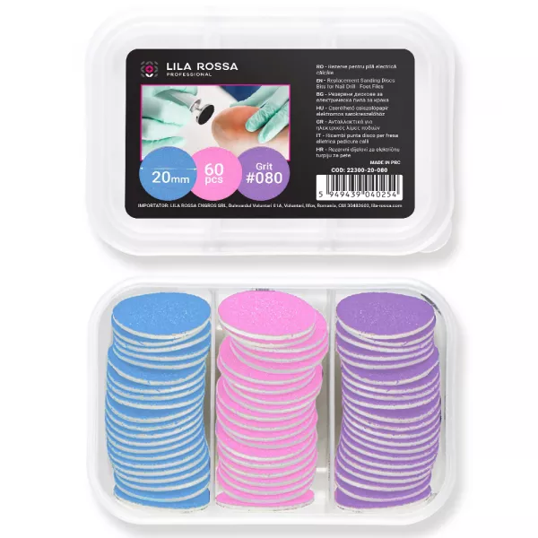 Set 60 rezerve #080 pentru pila electrica calcaie cu disc 20 mm
