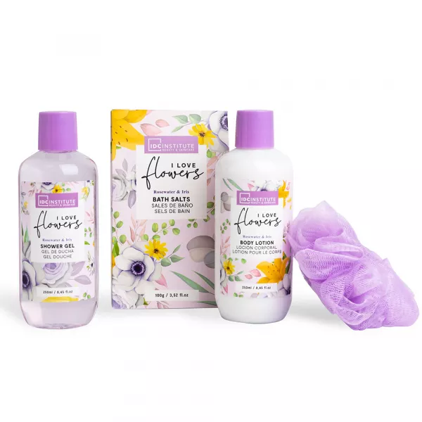 Set cadou femei IDC Institute I LOVE FLOWERS AQ-44052