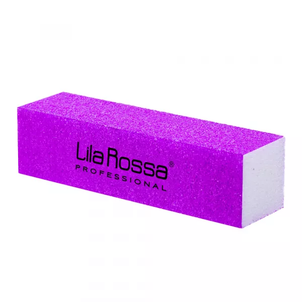 Set 10 buffere pentru luciul unghiei, Lila Rossa,  roz,  refolosibile, dreptunghi, JF4505