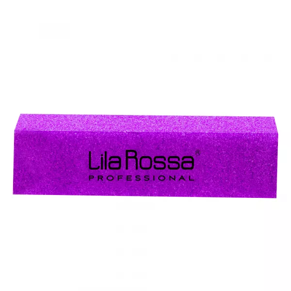 Set 10 buffere pentru luciul unghiei, Lila Rossa,  roz,  refolosibile, dreptunghi, JF4505