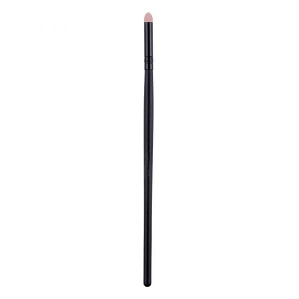 Set 12 pensule makeup Megaga, Lila Rossa, cu husa neagra 