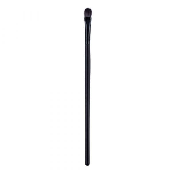 Set 12 pensule makeup Megaga, Lila Rossa, cu husa neagra 