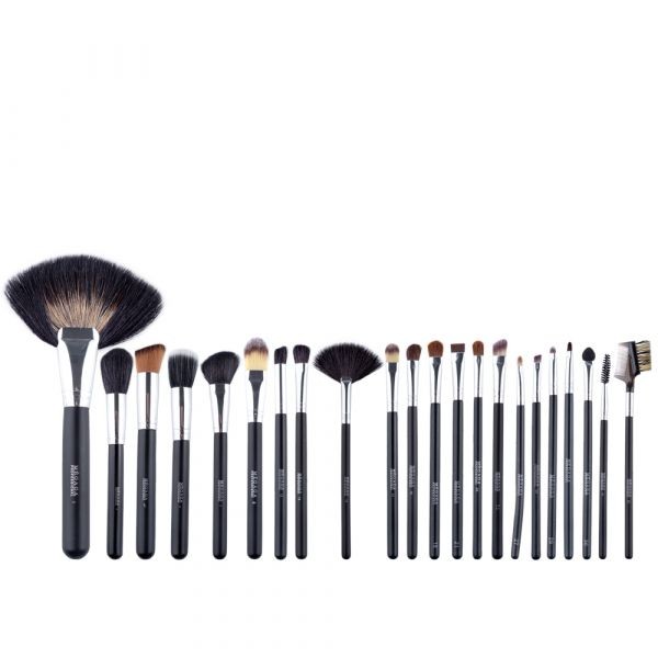 Set 22 pensule makeup Megaga cu husa neagra